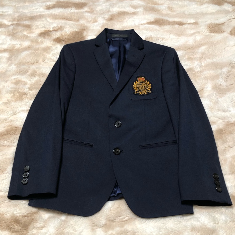 Ralph Lauren Navy Blue Boys Sport Blazer. Size 10R